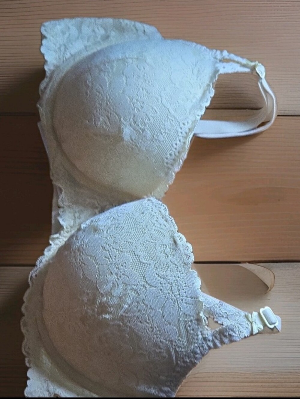 VICTORIA'S SECRET SPELL OUT LOGO BALCONETTE PUSH-UP UNDERWIRE BRA SIZE 36D
